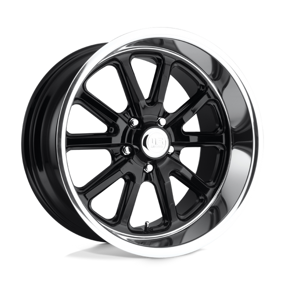 20X9.5 U.S. Wheel U121 RAMBLER Gloss Black 5X120.65 ET1 wheel/rim