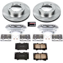 PowerStop OE Stock Replacement Low-Dust Ceramic Brake Pad, Rotor and Caliper Kit