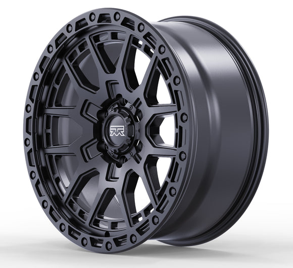 18x9 Mudder Trucker MT678 Resolve Matte Black 6x135 ET12 Wheel Rim
