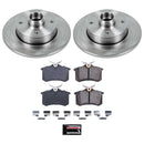 PowerStop OE Stock Replacement Low-Dust Ceramic Brake Pad and Rotor Kit