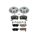 PowerStop OE Stock Replacement Low-Dust Ceramic Brake Pad, Rotor and Caliper Kit