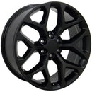 24" Replica CV98B fits Chevy Silverado 24x10 Satin Black