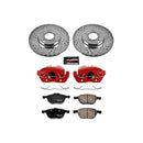 PowerStop Z23 Daily Driver Carbon-Fiber Ceramic Pads Drilled & Slotted Rotor & C