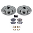 PowerStop OE Stock Replacement Low-Dust Ceramic Brake Pad and Rotor Kit