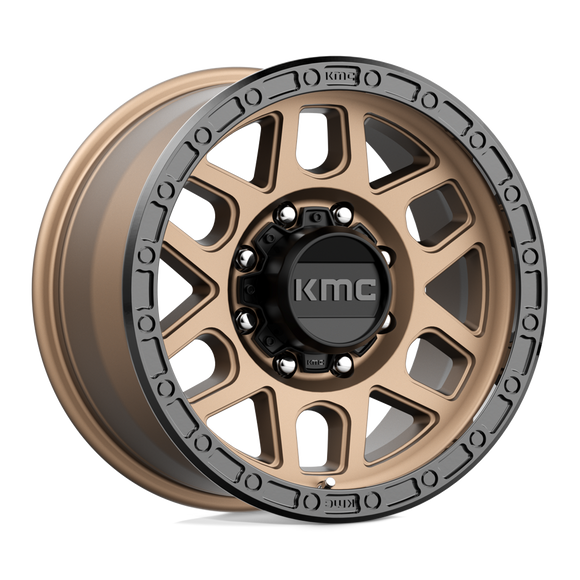 17X9 KMC KM544 MESA Matte Bronze With Black Lip 8X165.1 ET18 wheel/rim