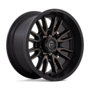 20x10 Fuel Off-Road D762 Clash Matte Black Double Dark Tint 8x170 ET-18 Wheel