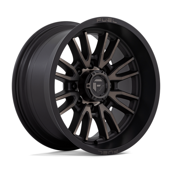 20x10 Fuel Off-Road D762 Clash Matte Black Double Dark Tint 8x170 ET-18 Wheel
