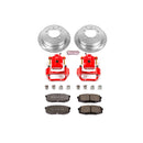 PowerStop Z36 Truck and SUV Ceramic Brake Pad, Drilled & Slotted Rotor, and Cali