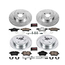 PowerStop Z23 Daily Driver Carbon-Fiber Ceramic Brake Pad and Drilled & Slotted