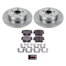 PowerStop OE Stock Replacement Low-Dust Ceramic Brake Pad and Rotor Kit
