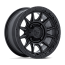 15x7 Fuel Off-Road FV866 Piston UTV Matte Black Gloss Black Lip 4x156 ET10 Wheel