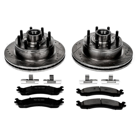 PowerStop Z23 Daily Driver Carbon-Fiber Ceramic Brake Pad and Drilled & Slotted