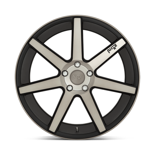 9.5x19 Niche Wheels M150 Verona Matte Black Machined Wheel 5x114.3 ET35 CB72.56