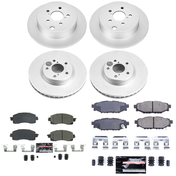 Z23 Daily Driver Premium Carbon-Fiber Ceramic Brake Pad and Fully Coated Rotor K