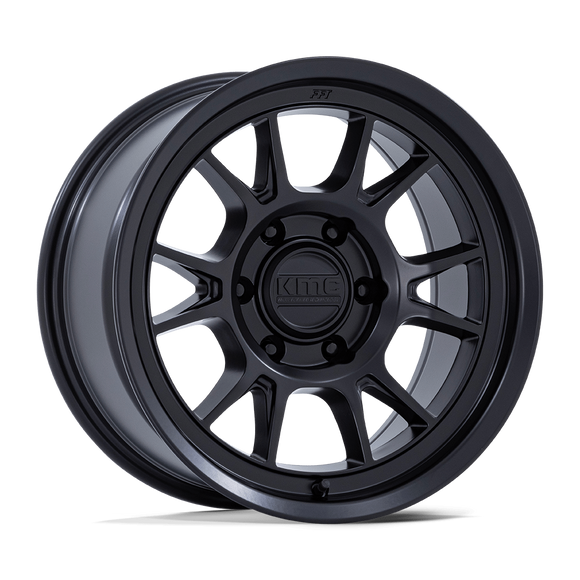 17X8.5 KMC KM729 Range Metallic Blue 6x139.7 ET-10 Wheel Rim