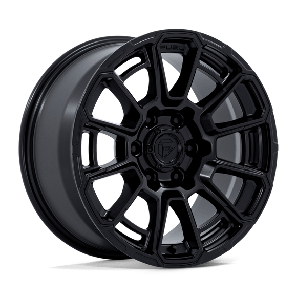 18x9 Fuel FC910 Foxhound Blackout 6x139.7 ET1 CB106.1 Wheel Rim
