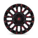 18x9 Fuel Off-Road D829 Quake Black 6x135 ET1 CB87.1 Wheel Rim