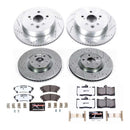 PowerStop Z26 Street Performance Ceramic Brake Pad and Drilled & Slotted Rotor K