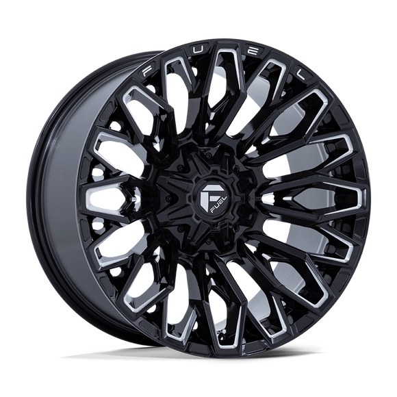 22x10 Fuel Off-Road FC865 Strike Gloss Black Milled 8x165.1 ET-18 CB125.1 Wheel