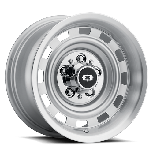 15x7 Vision 54 Cheyenne Silver Machined Lip Wheel 5x5 ET6 CB78.2