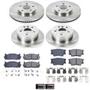 PowerStop OE Stock Replacement Low-Dust Ceramic Brake Pad and Rotor Kit