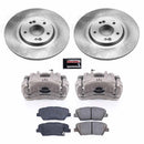 PowerStop OE Stock Replacement Low-Dust Ceramic Brake Pad, Rotor and Caliper Kit