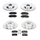 PowerStop Z23 Daily Driver Carbon-Fiber Ceramic Brake Pad and Drilled & Slotted
