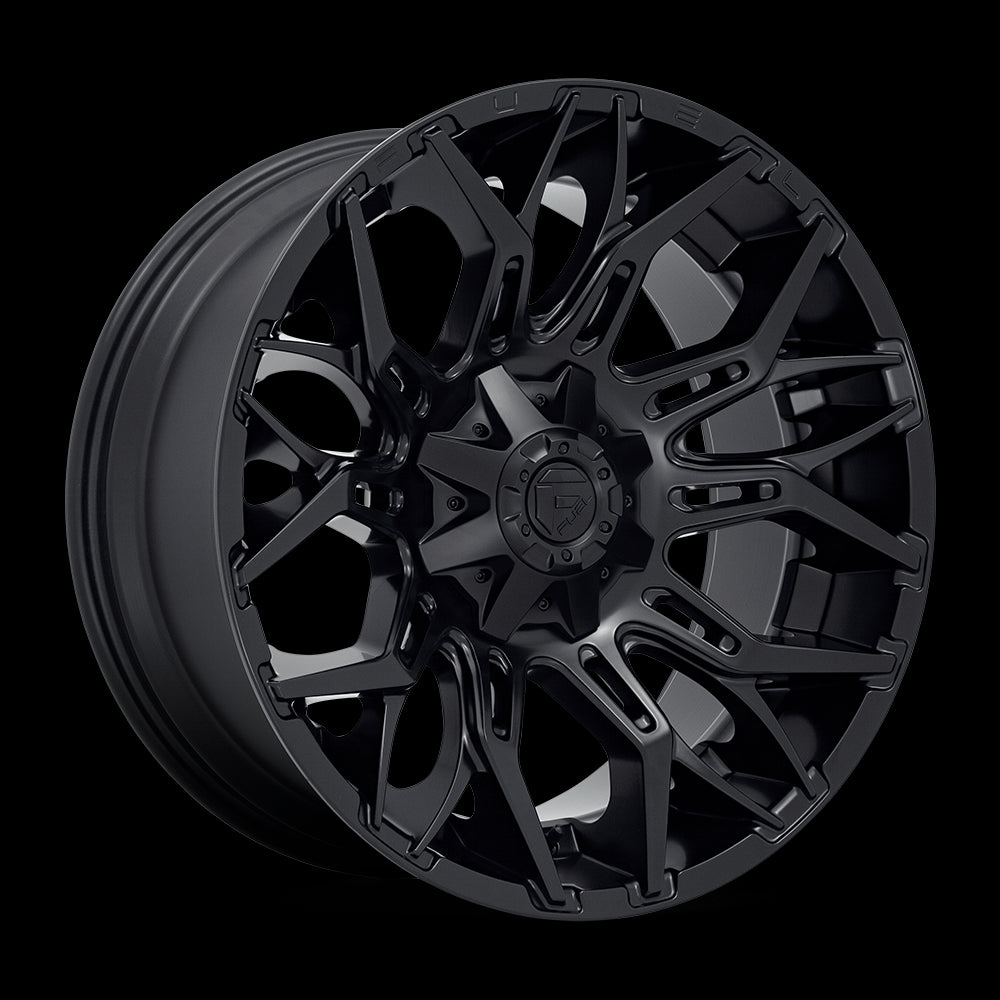 22X10 Fuel D772 TWITCH Blackout 8X165.1 ET-18 wheel/rim - 0