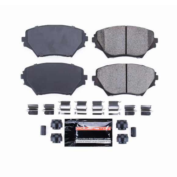 PowerStop Z23 Evolution Sport Carbon-Fiber Brake Pads With Hardware