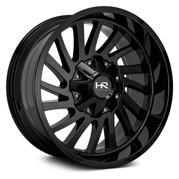20x10 Hardrock Overdrive Gloss Black 5x127/139.7 ET-19 wheel/rim