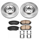 PowerStop OE Stock Replacement Low-Dust Ceramic Brake Pad and Rotor Kit