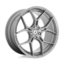20X9 Asanti Black ABL-37 MONARCH Titanium Brushed 5X114.3 ET38 wheel/rim