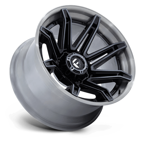 22x12 Fuel Off-Road FC401 Brawl Gloss Black Brushed Gray Tint 8x180 ET-44 Wheel