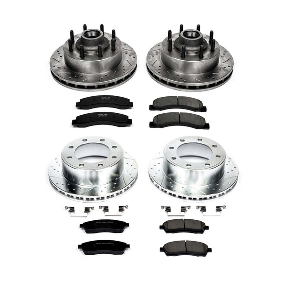 PowerStop Z23 Daily Driver Carbon-Fiber Ceramic Brake Pad and Drilled & Slotted