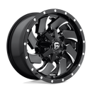 18x9 Fuel Off-Road D574 Cleaver Gloss Black Milled 6x135 ET20 CB106.1 Wheel Rim