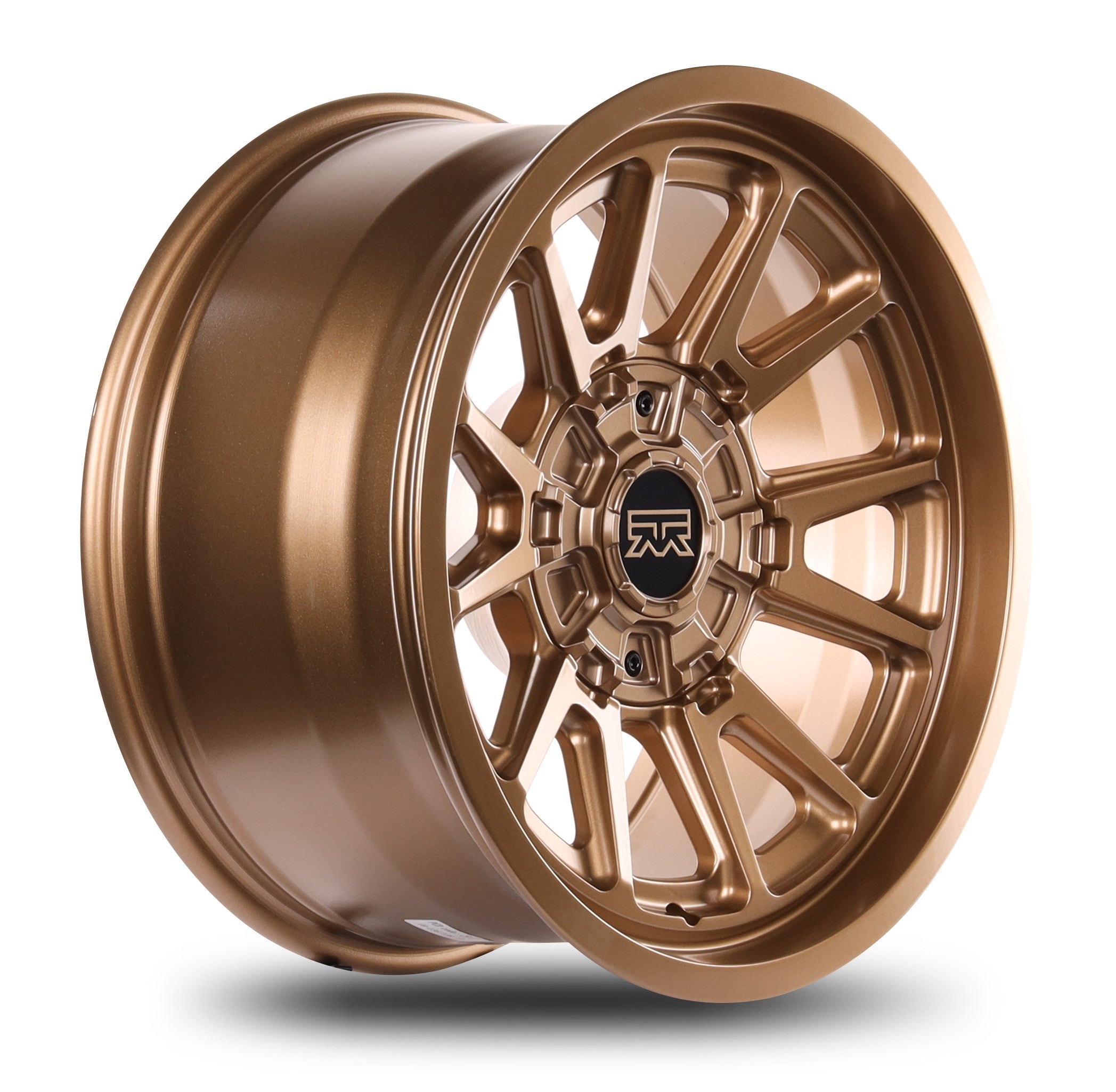 18x9 Mudder Trucker MT706 Detox Bronze 6x135 6x139.7 6x5.5 ET-12 Wheel Rim