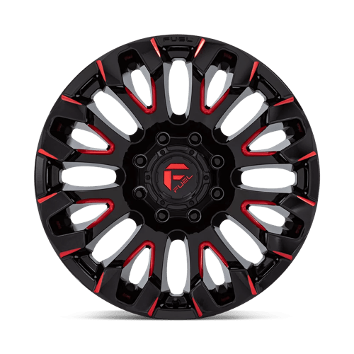 20x9 Fuel Off-Road D829 Quake Black 8x180 ET1 CB124.2 Wheel Rim