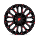 20x9 Fuel Off-Road D829 Quake Black 8x180 ET1 CB124.2 Wheel Rim