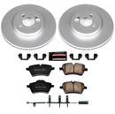 PowerStop Genuine Geomet Coated Rotor and Carbon-Fiber Ceramic Brake Pad Kit