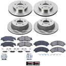 PowerStop OE Stock Replacement Low-Dust Ceramic Brake Pad and Rotor Kit