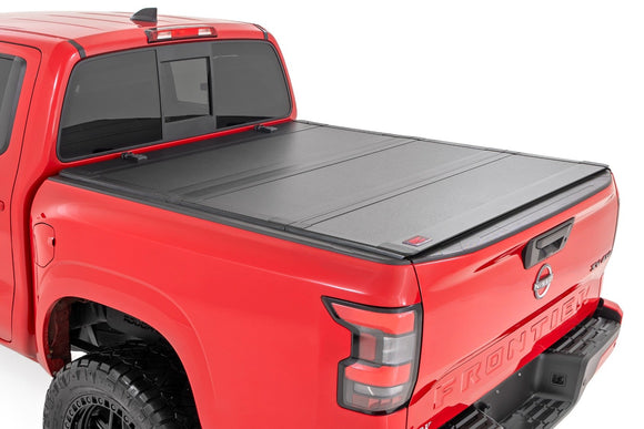 Rough Country Hard Tri-Fold Bed Cover 5' Bed For Nissan Frontier 22-24