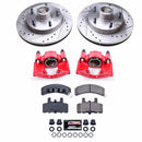 PowerStop Z23 Daily Driver Carbon-Fiber Ceramic Pads Drilled & Slotted Rotor & C