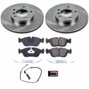 PowerStop OE Stock Replacement Low-Dust Ceramic Brake Pad and Rotor Kit