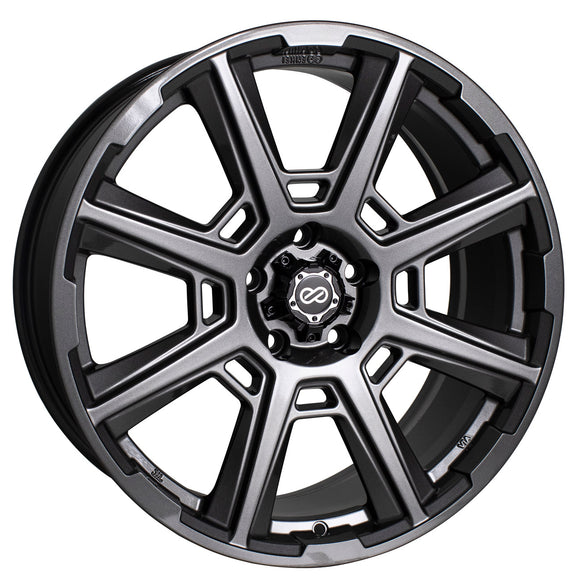 20X8.5 ENKEI STORM ANTHRACITE WHEEL/RIM  ET40 525-285-1240AP 5X120