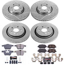 PowerStop Z23 Daily Driver Carbon-Fiber Ceramic Brake Pad and Drilled & Slotted