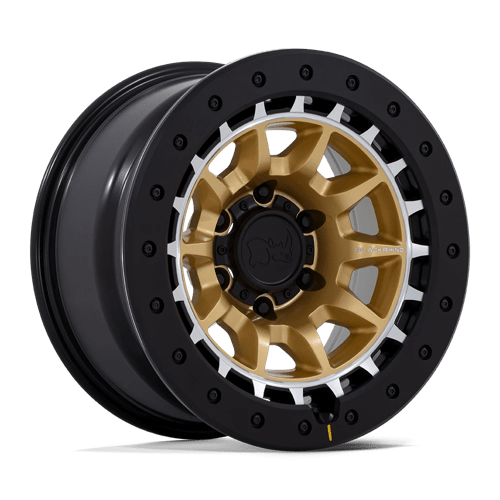 17x8.5 Black Rhino BR016 Tusk Gloss Midnight Blue 6x139.7 ET-10 Wheel