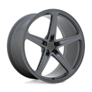 22X10.5 OHM AMP Matte Gunmetal 5X120 ET30 wheel/rim-2