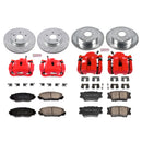 PowerStop Z23 Daily Driver Carbon-Fiber Ceramic Pads Drilled & Slotted Rotor & C