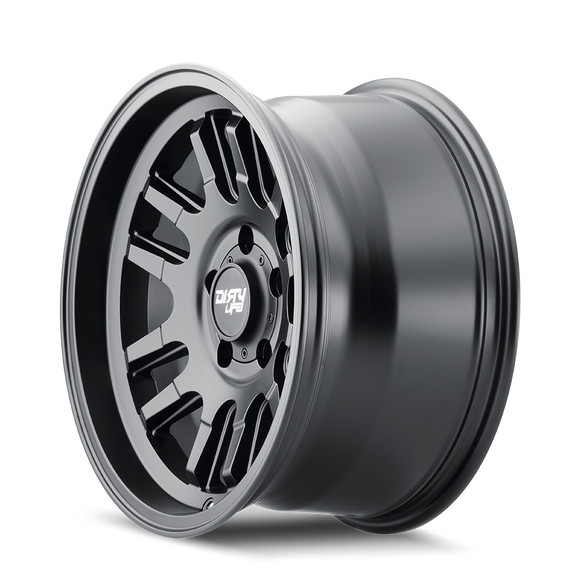 17x9 Dirty Life Canyon Matte Black 6x135 ET0 CB87.1 Wheel Rim