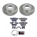 PowerStop Semi-Coated Rotor and Low-Dust Ceramic Brake Pad Kit